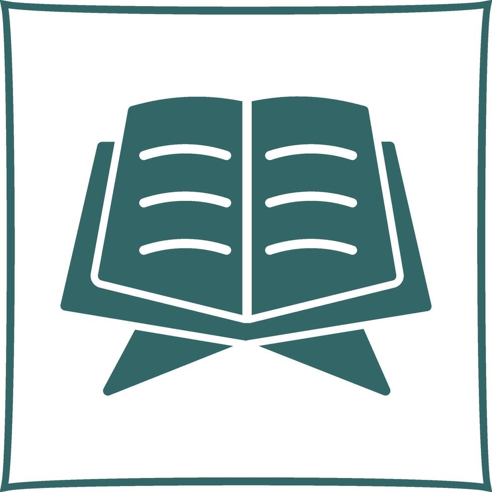 icono de vector de libro sagrado