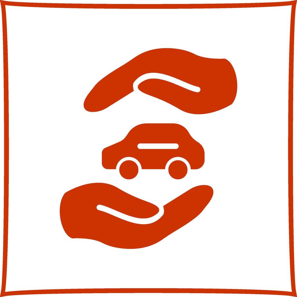 Car Insurance Vector Icon