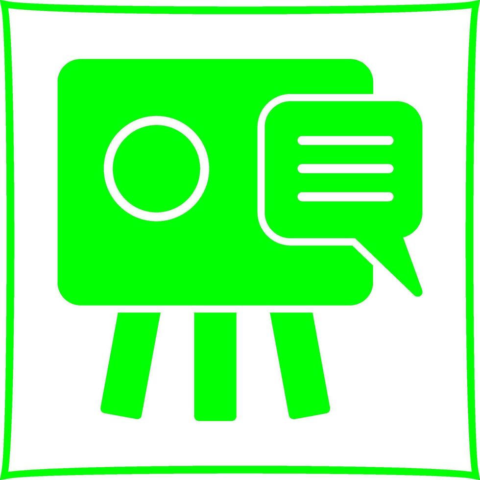 Message Board Vector Icon