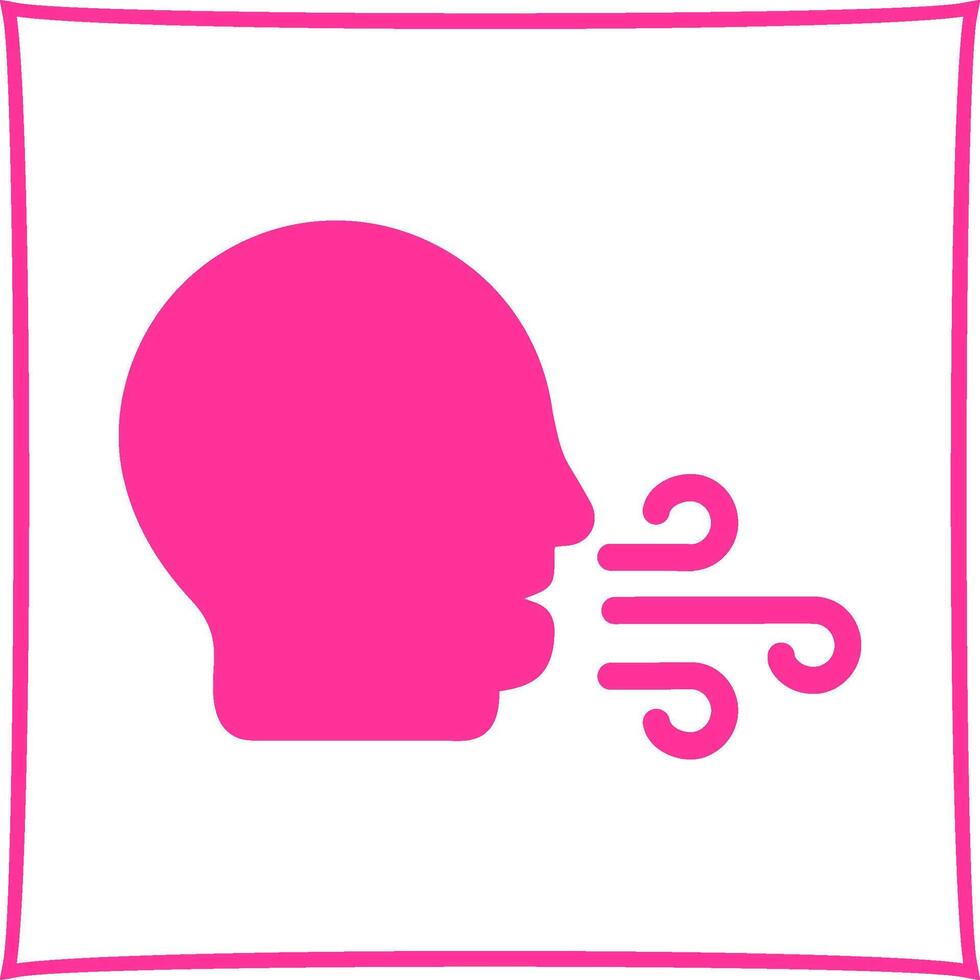 Bad Breath Vector Icon
