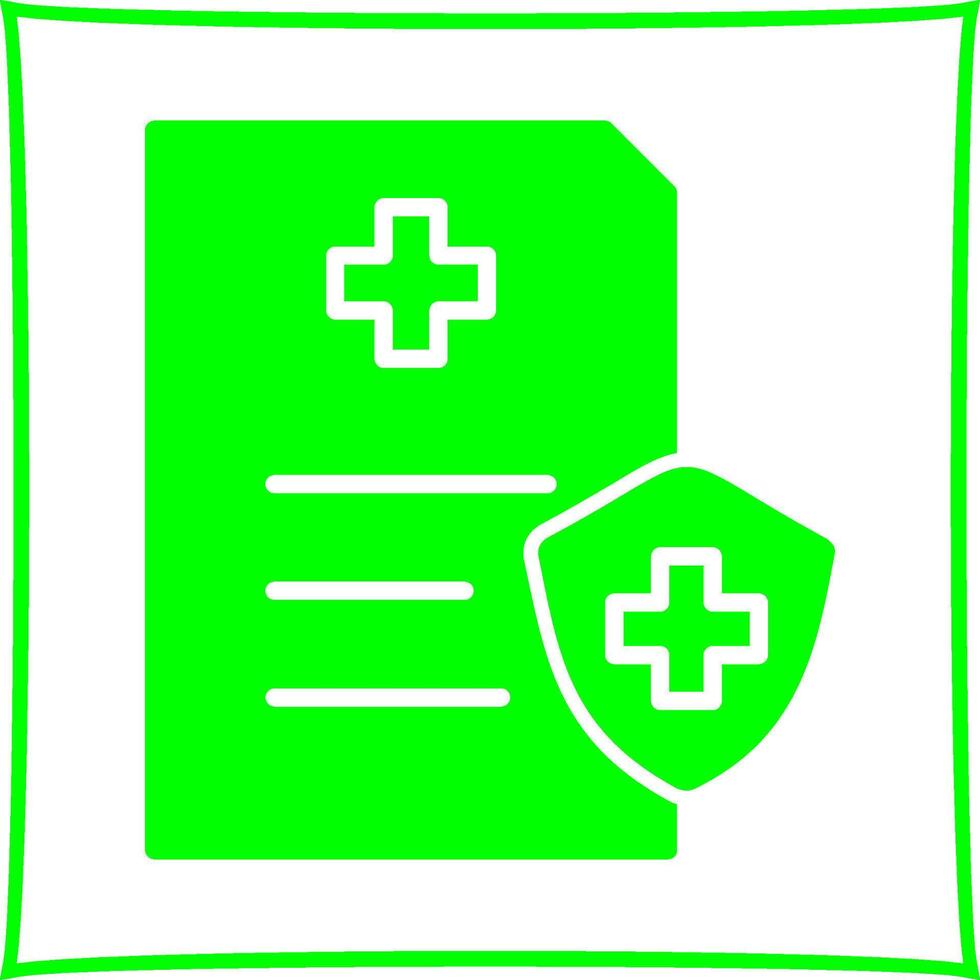 Health Insurance Vector Icon