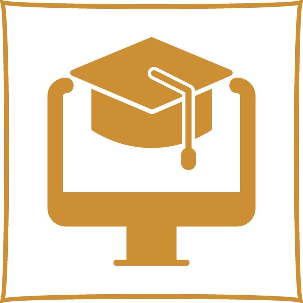 Online Education Vector Icon