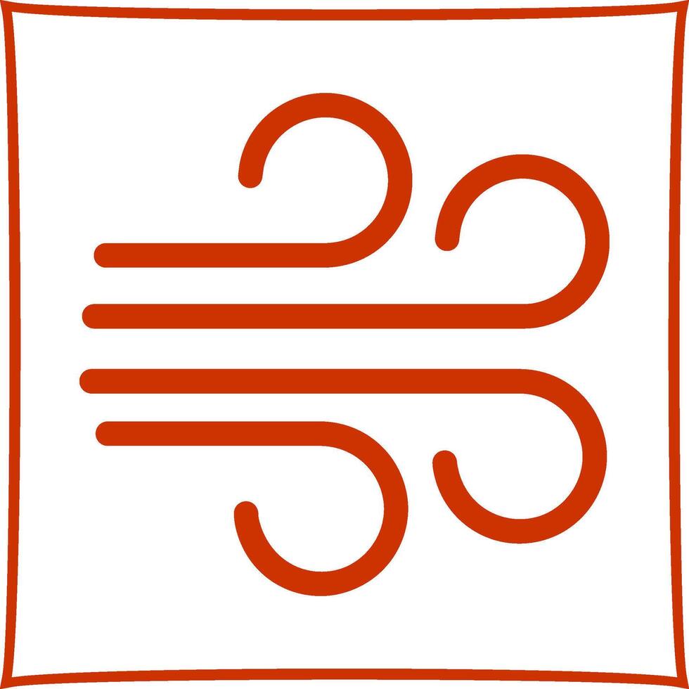 Wind Sign Vector Icon
