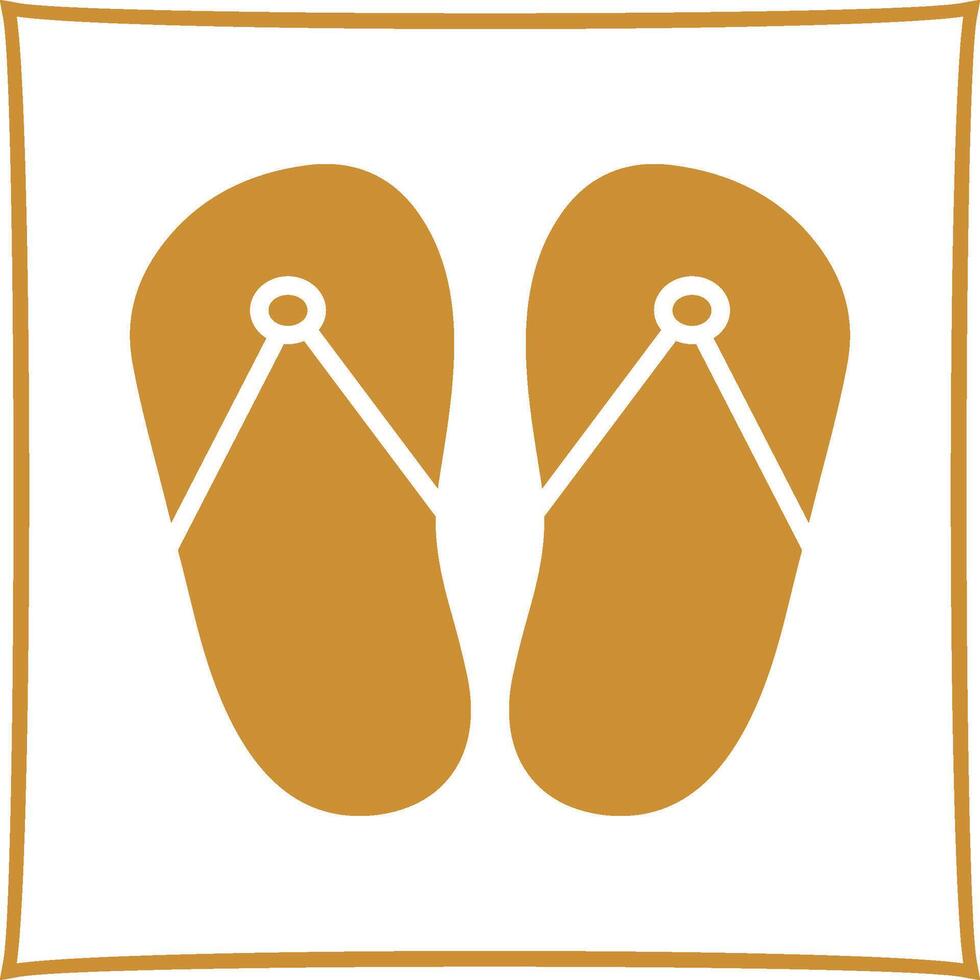Slippers Vector Icon