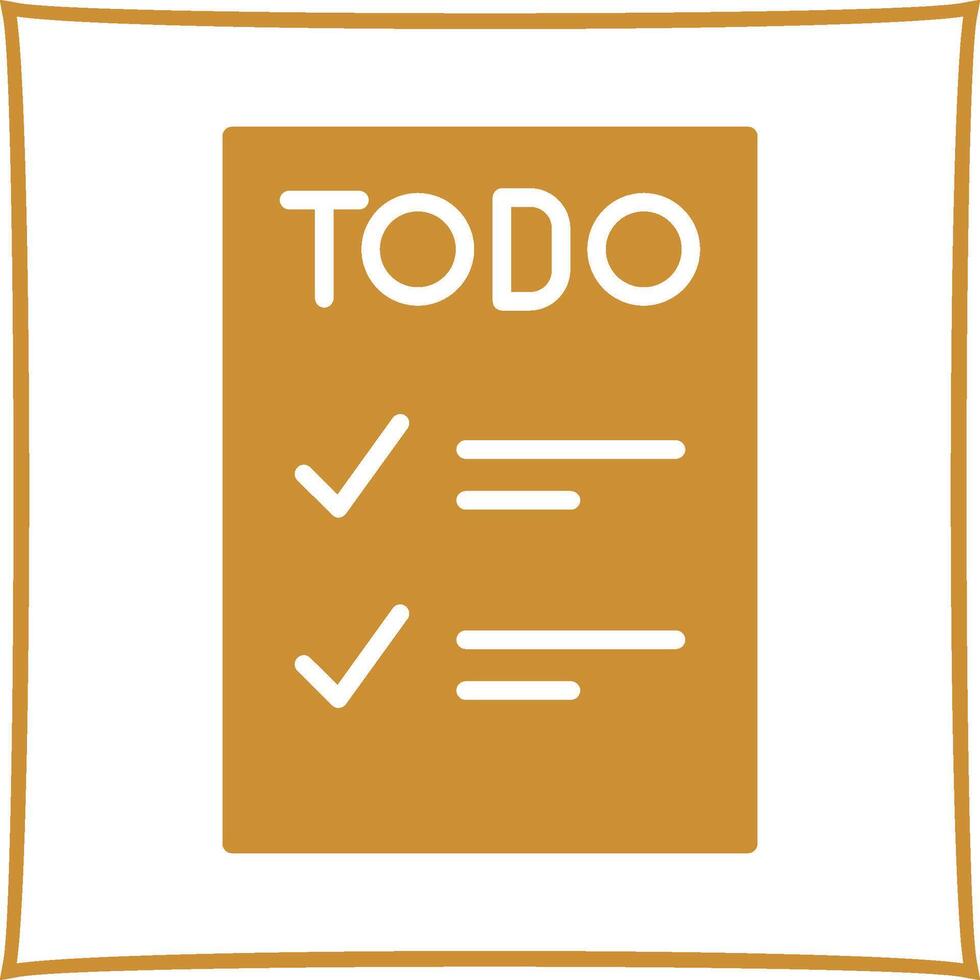 To do List Vector Icon