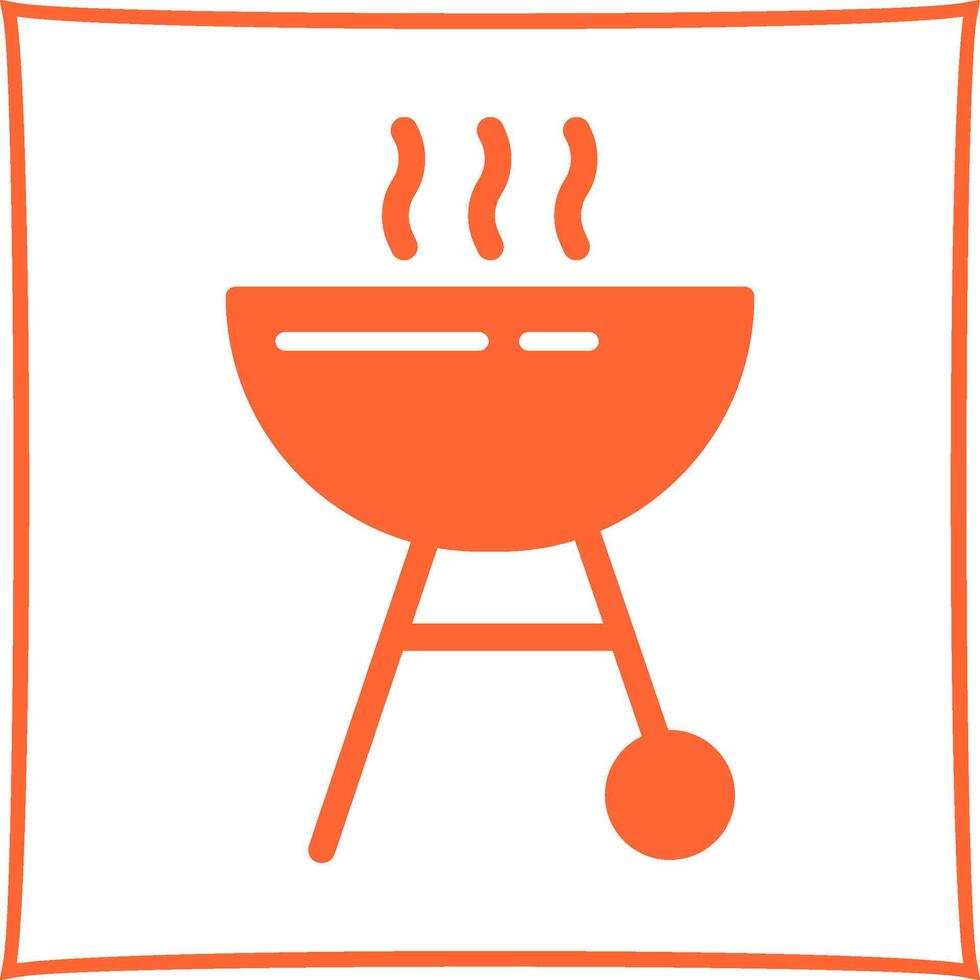 icono de vector de parrilla