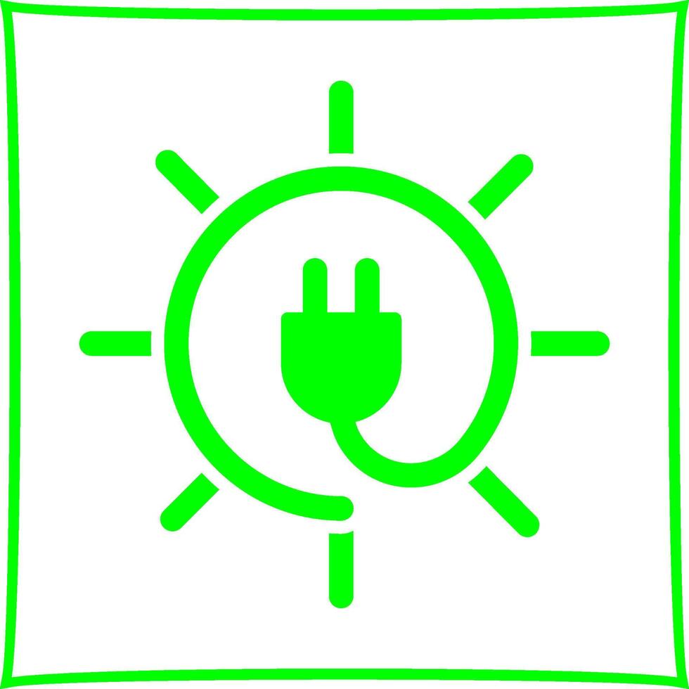 Electricity Vector Icon