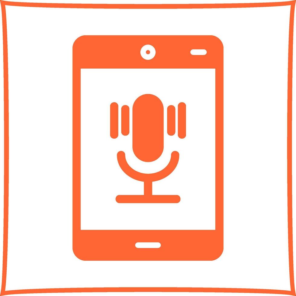 Voice Record Vector Icon