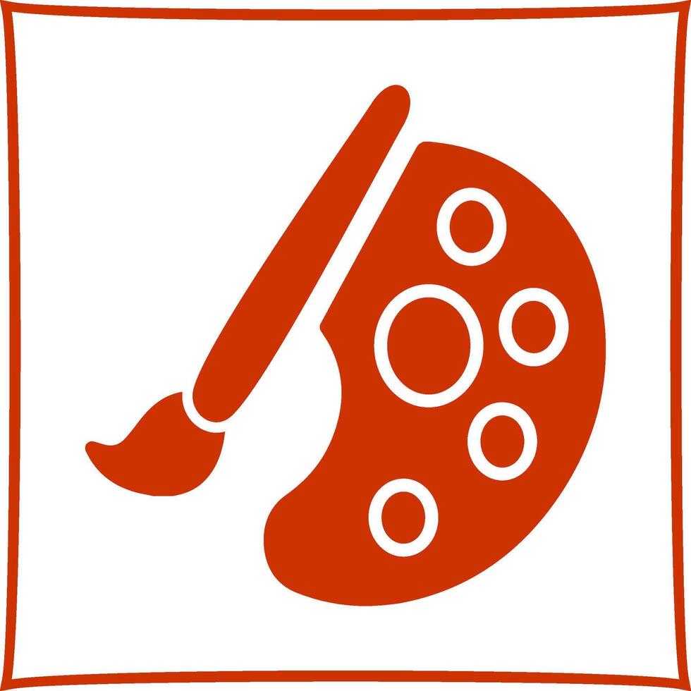 Paint Brush Vector Icon