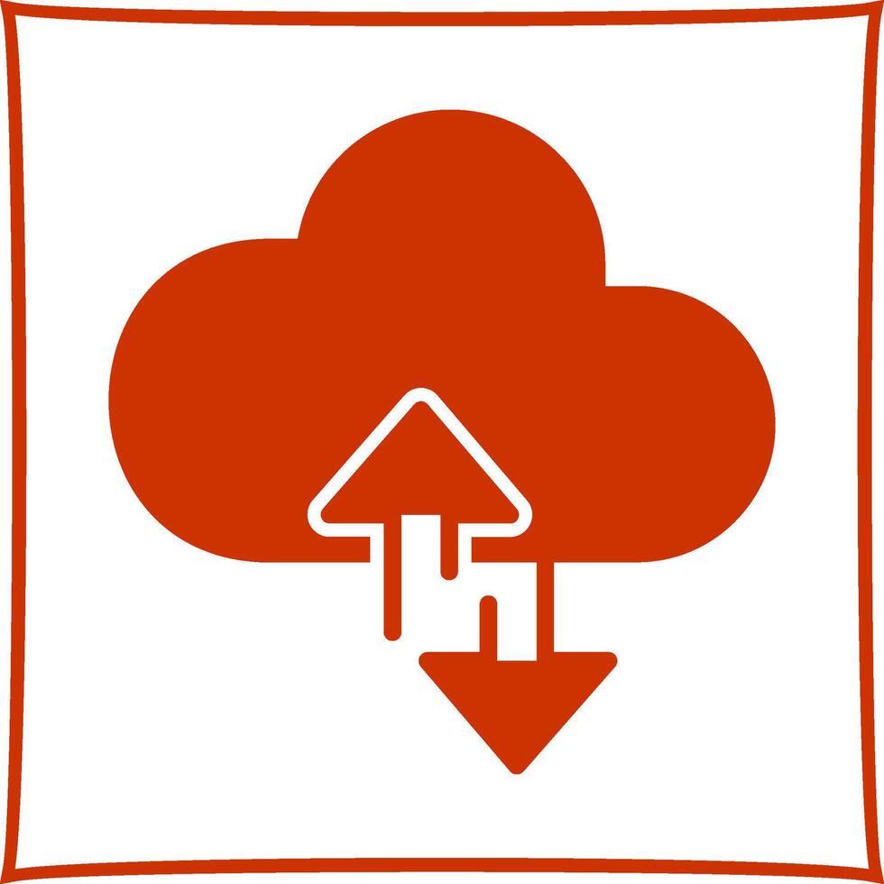 Cloud Computing Vector Icon