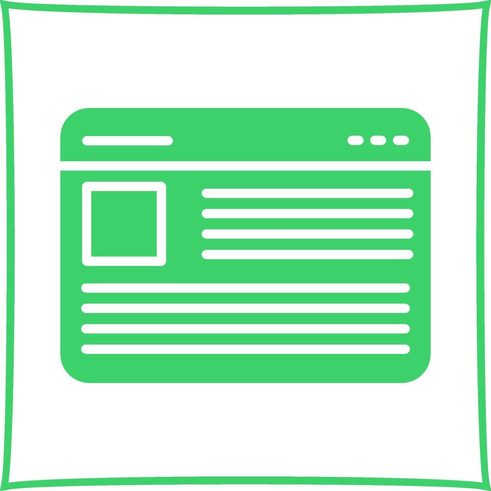 Blogging Services Vector Icon