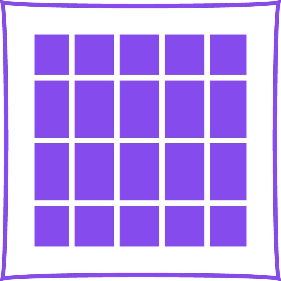 Table of Rates Vector Icon