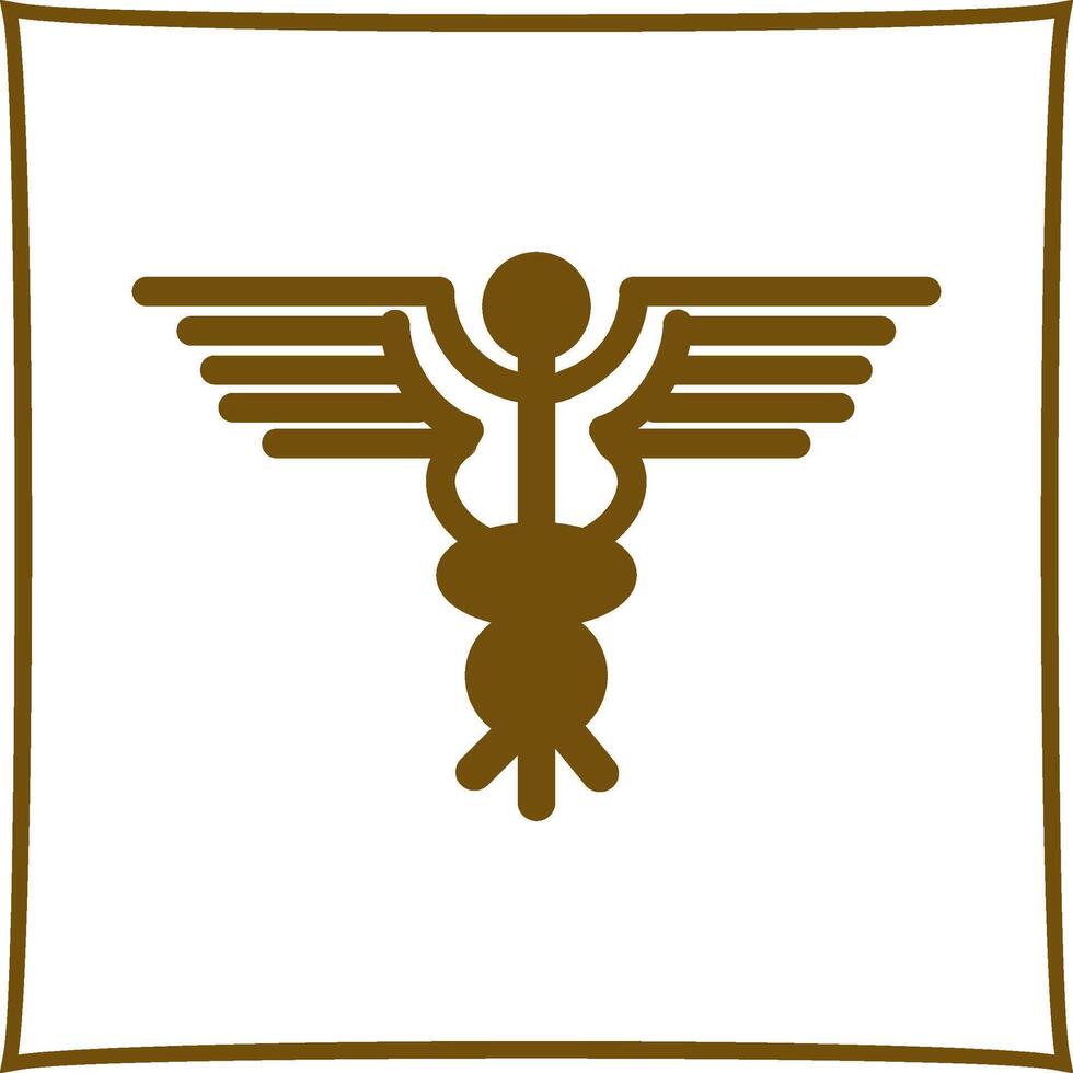 Caduceus Vector Icon