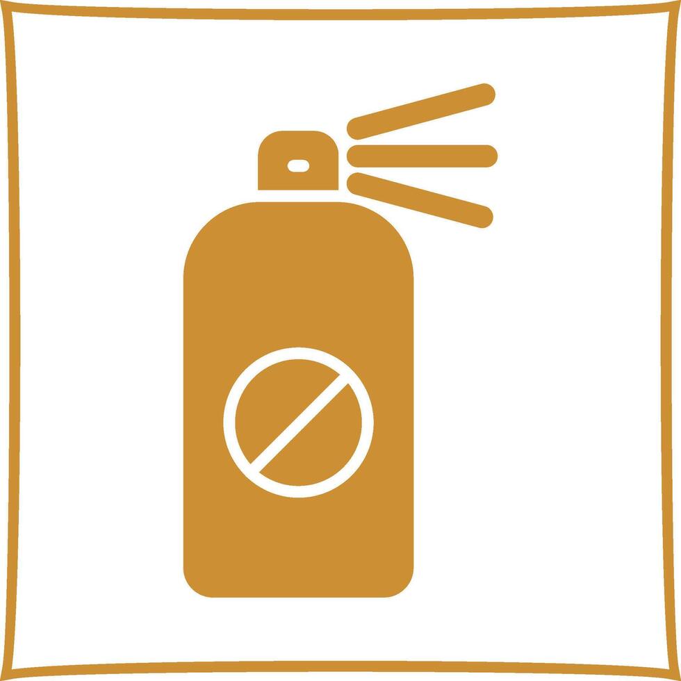 icono de vector de botella de pesticida