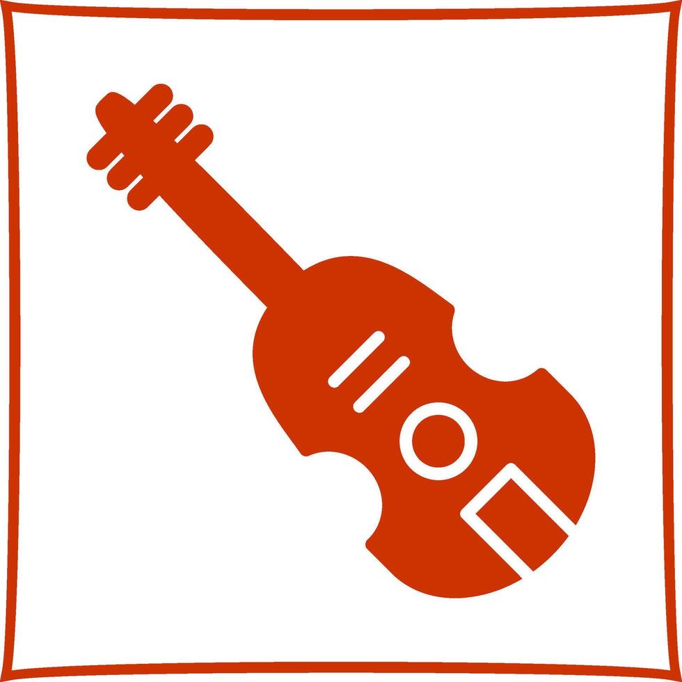 icono de vector de violín