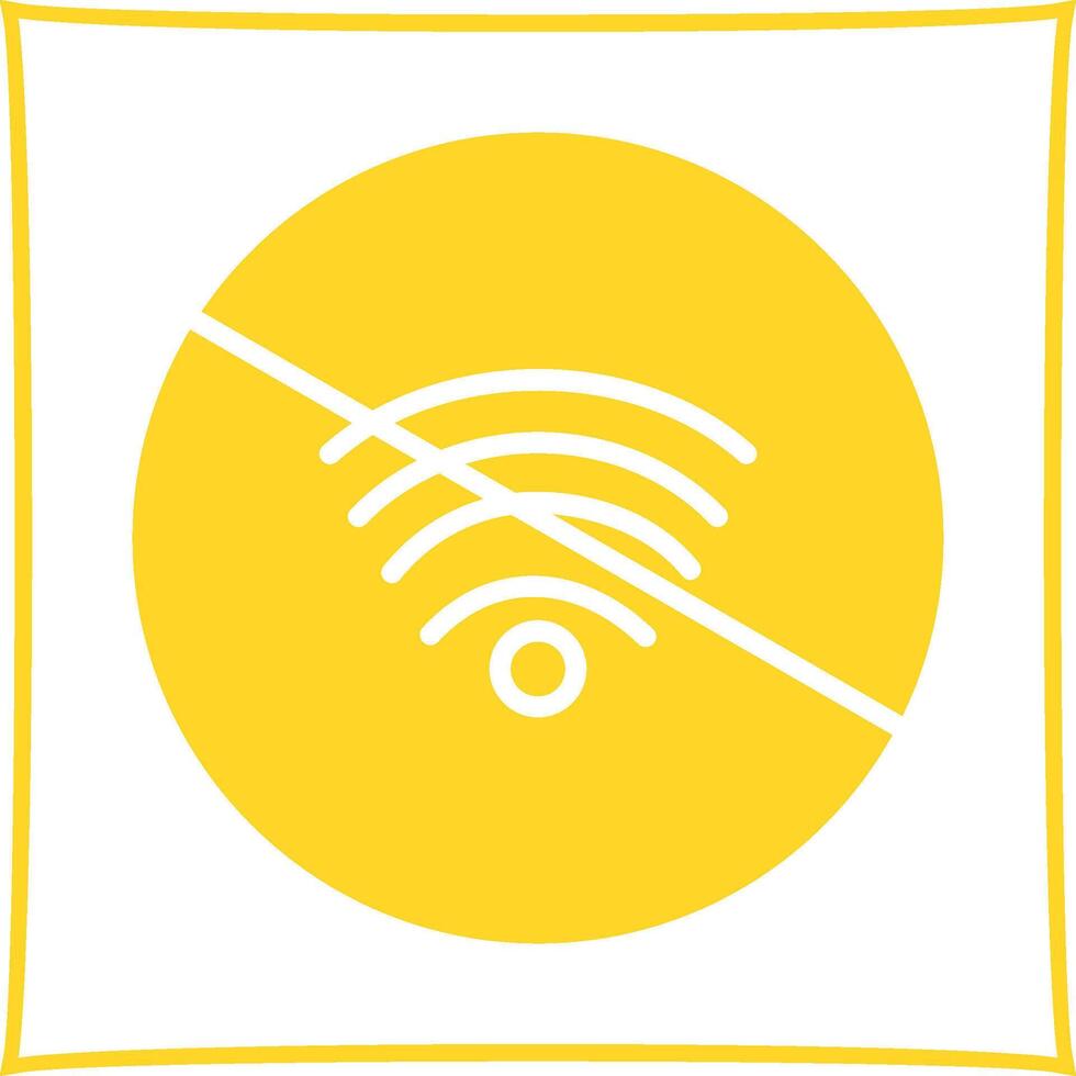 No Wifi Vector Icon