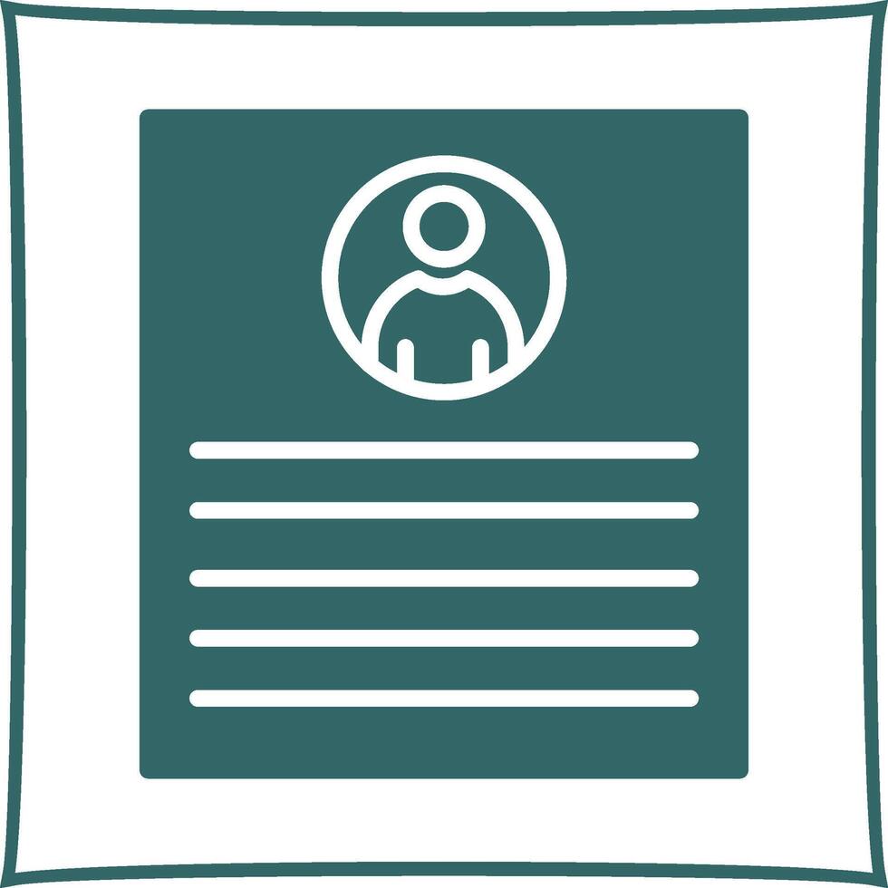 Client Profile Vector Icon