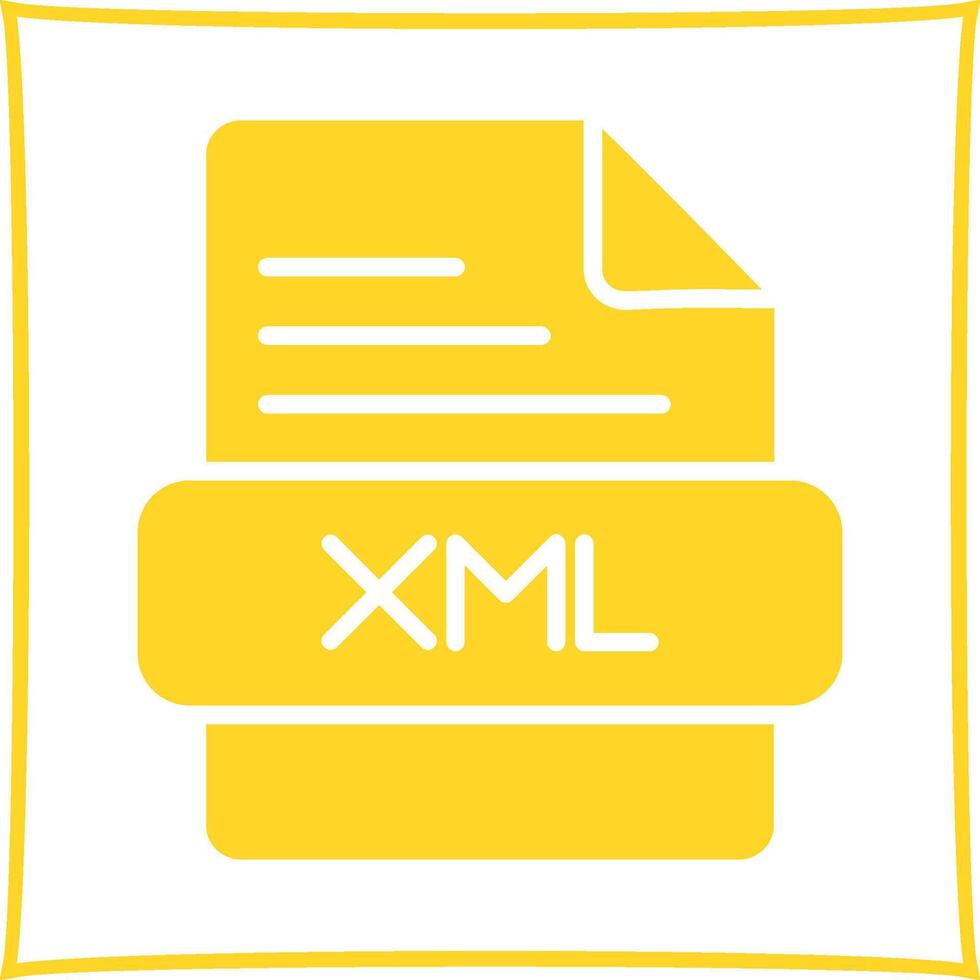 XML Vector Icon