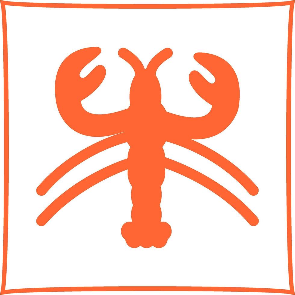 Lobster Vector Icon