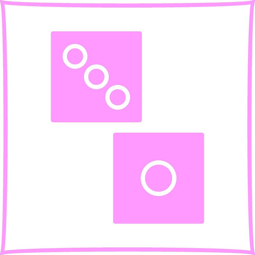 Domino Game Vector Icon