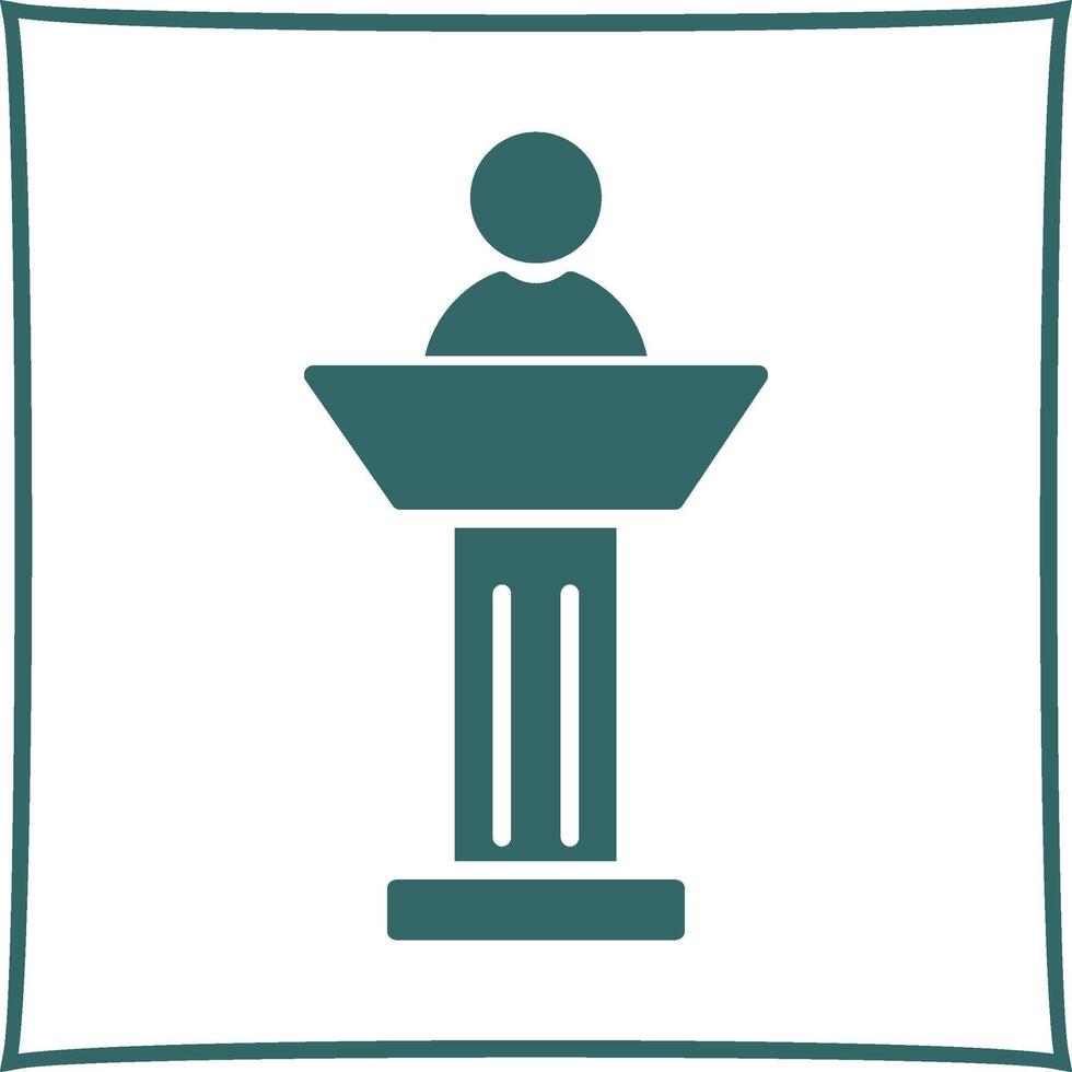 Podium Vector Icon