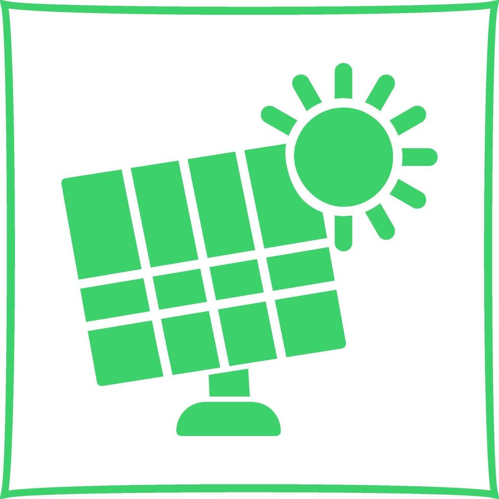 Solar Panel Vector Icon