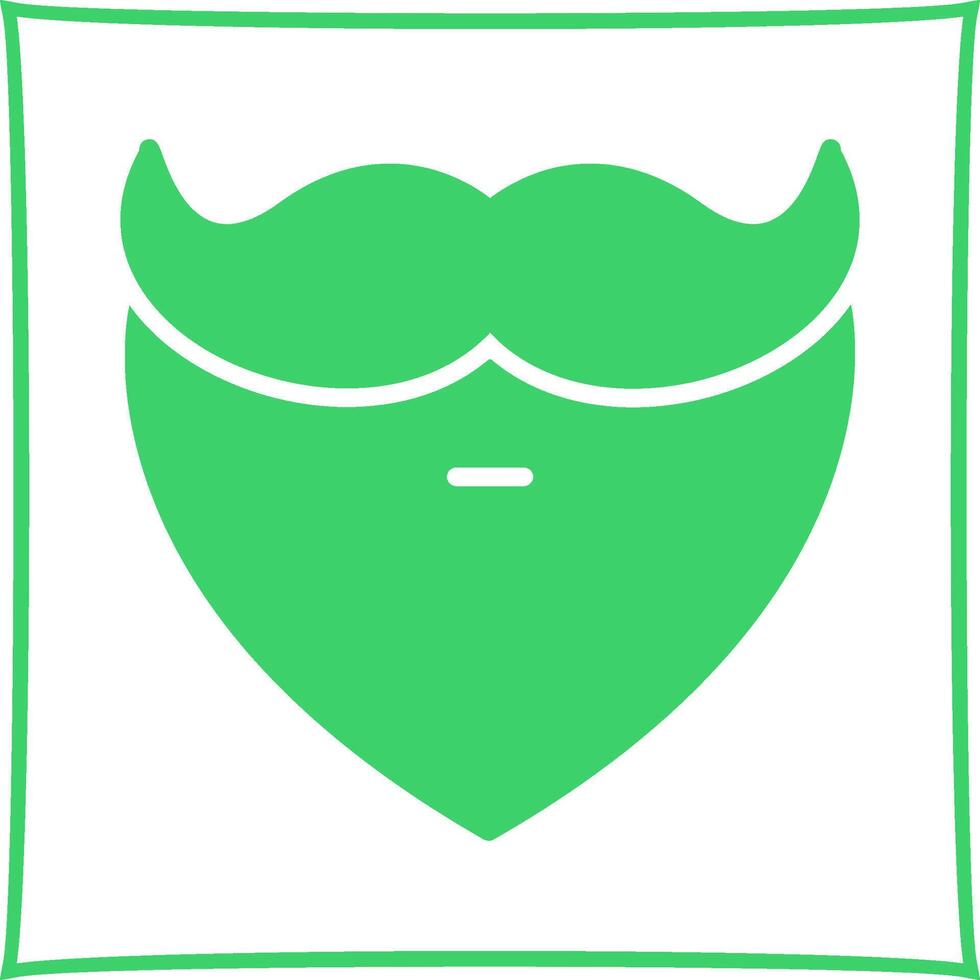 Beard and Moustache I Vector Icon