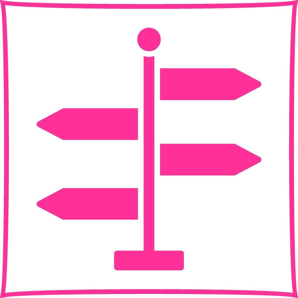 Directions Vector Icon