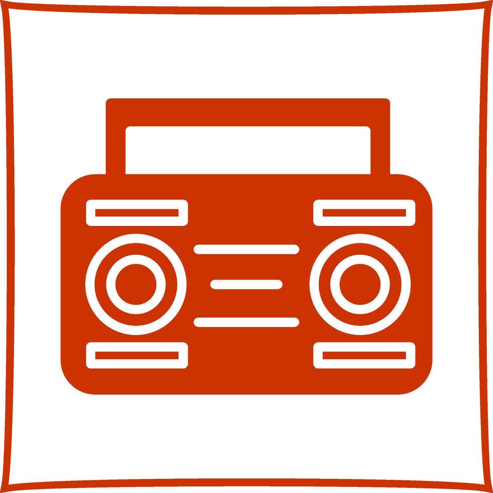 Cassette Player Vector Icon