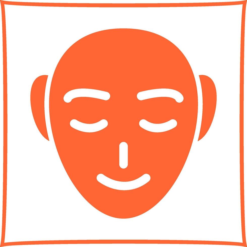 icono de vector de rostro humano