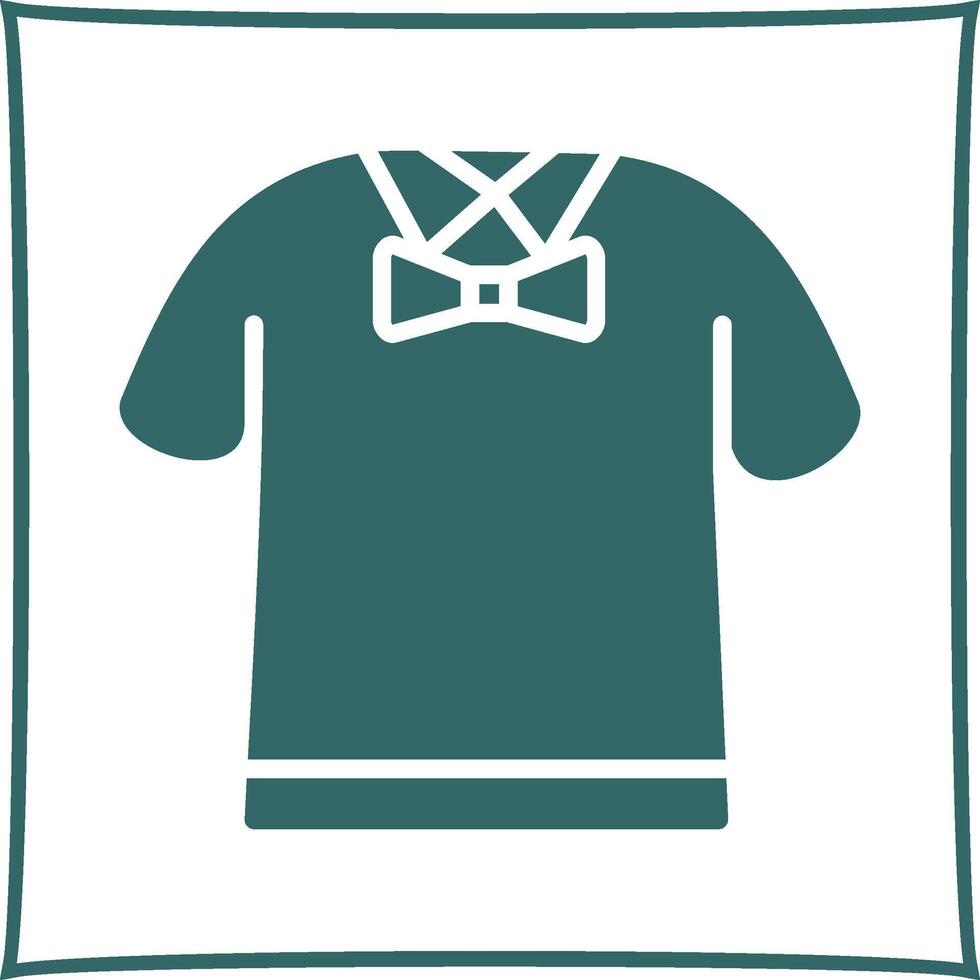 Shirt with Bow Vector Icon