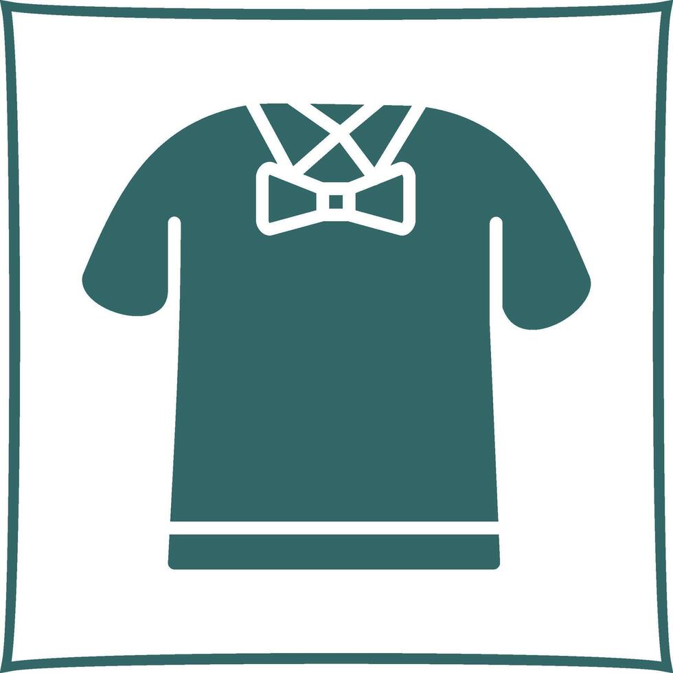 Shirt with Bow Vector Icon