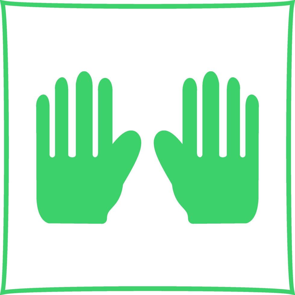 Gardening Gloves Vector Icon