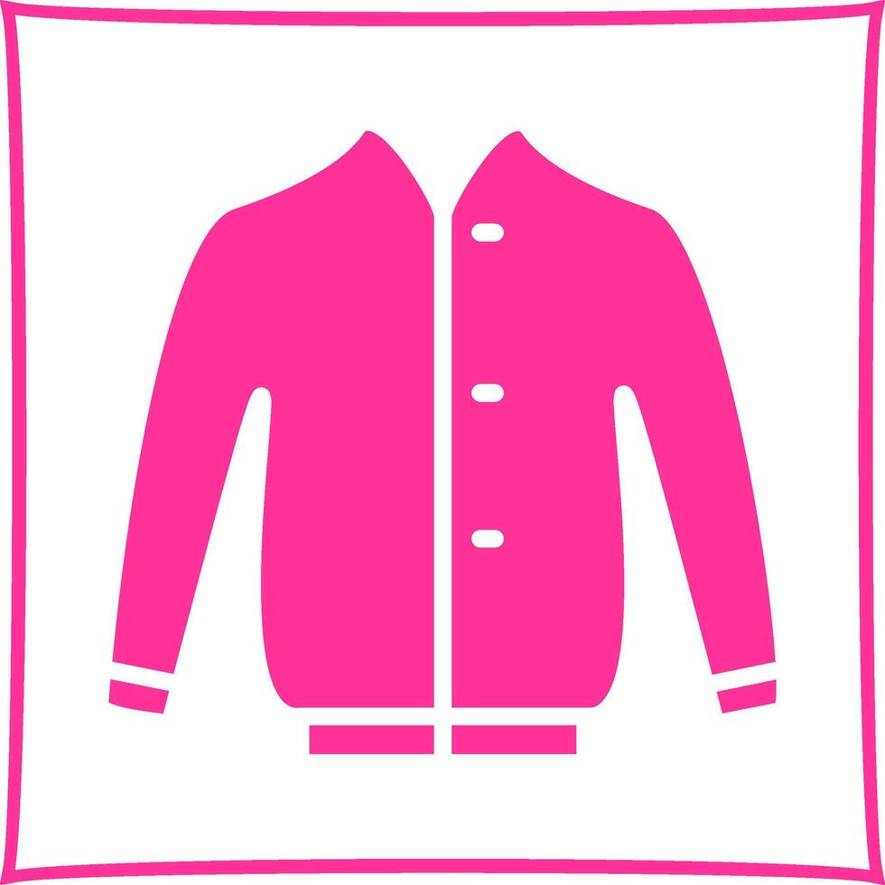 Stylish Jacket Vector Icon