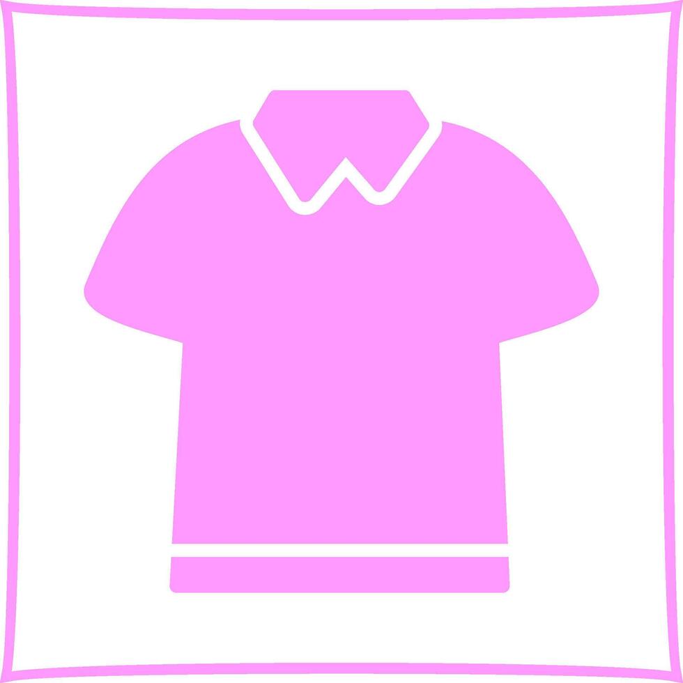 Polo Shirt Vector Icon
