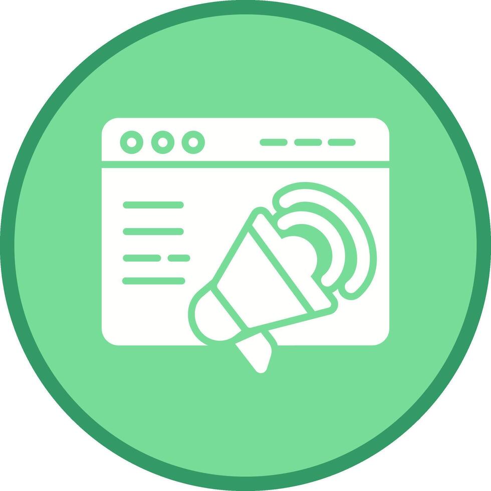 Website Promotion Vector Icon