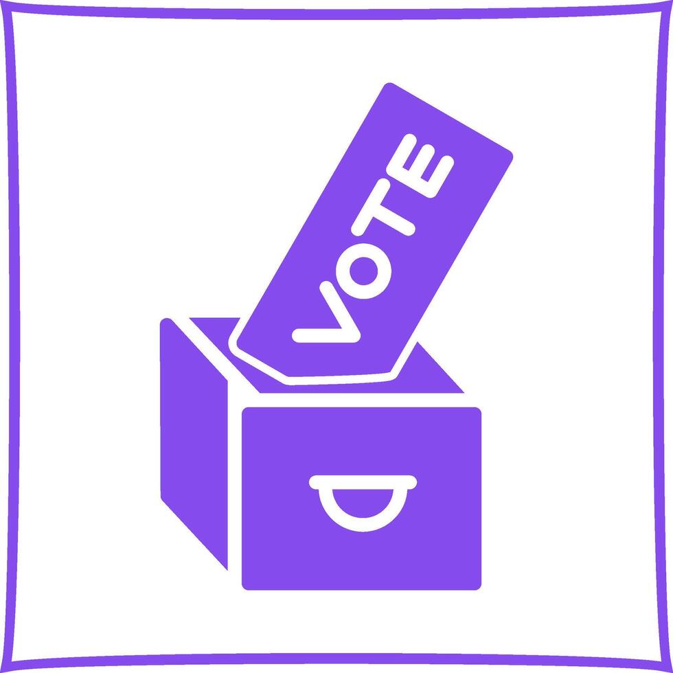 dando votar vector icono