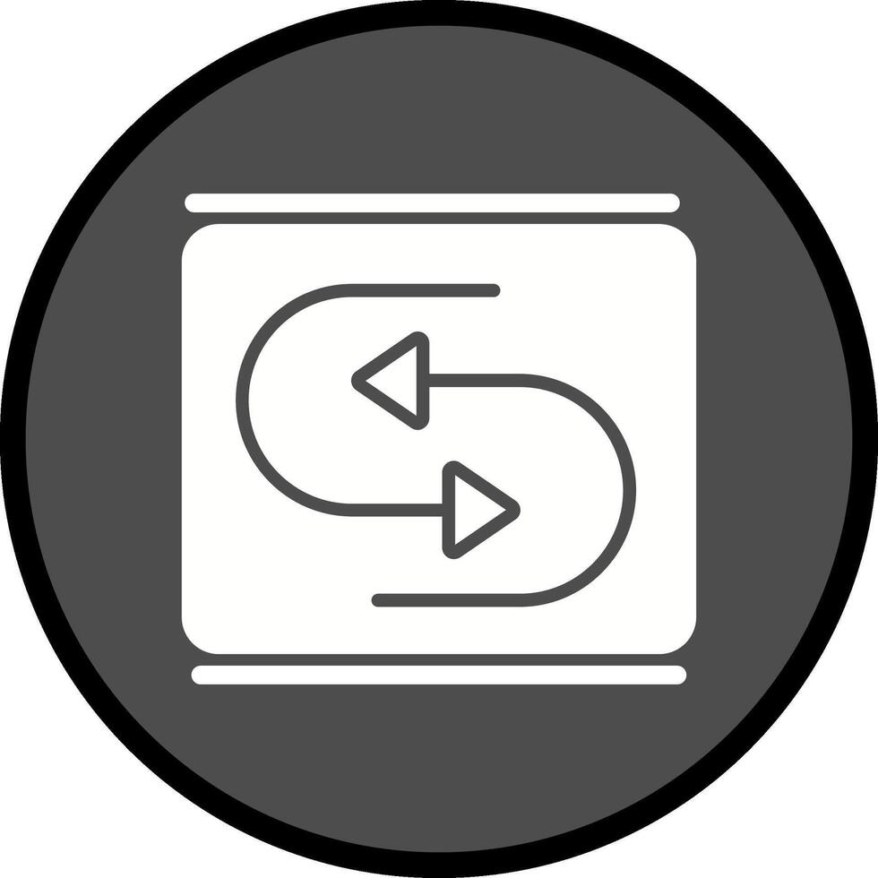 Reverse Arrow Vector Icon