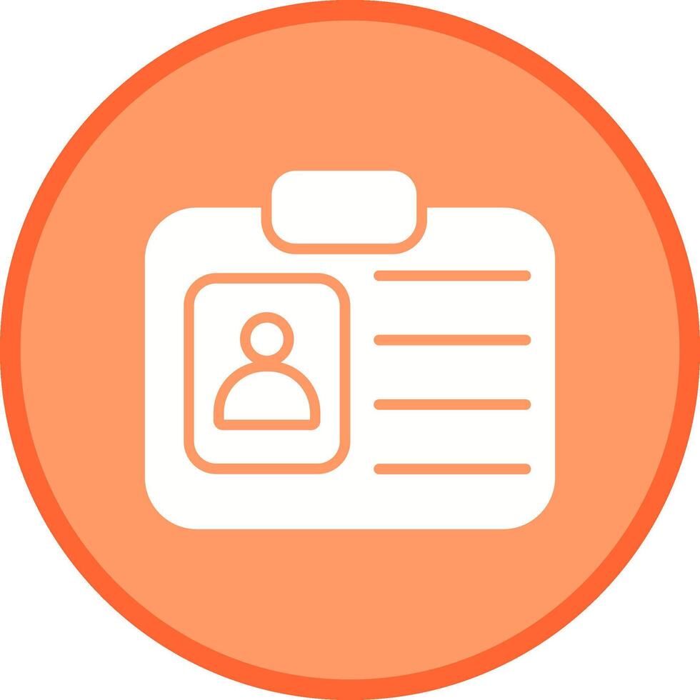 ID Card Vector Icon