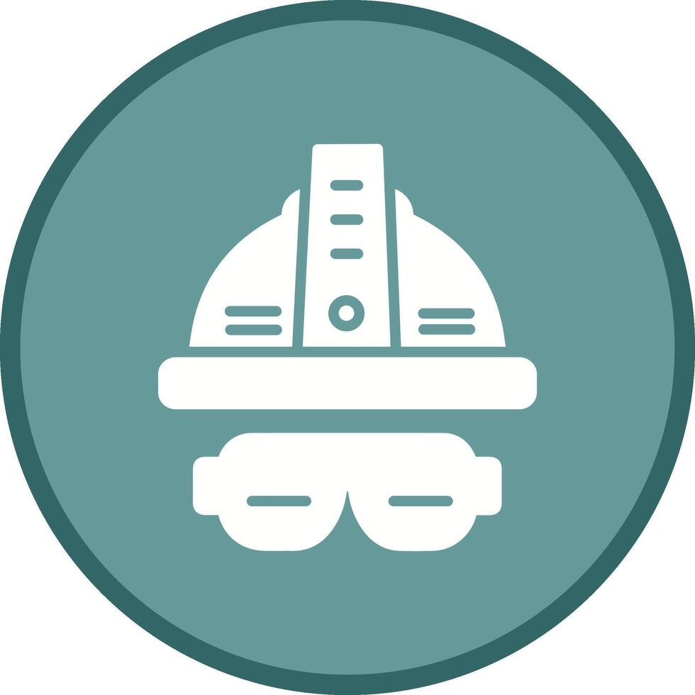 Glasses And Helmet Vector Icon