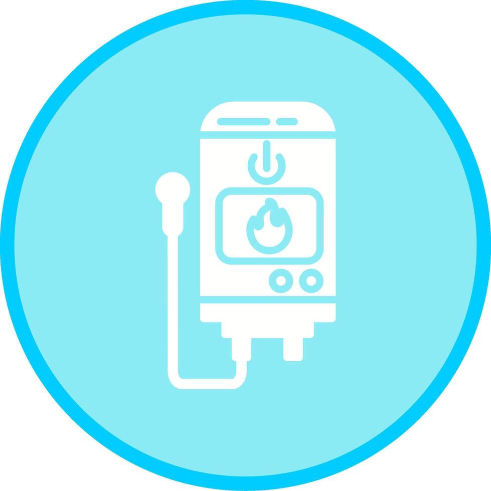 Tankless Water Heater Vector Icon