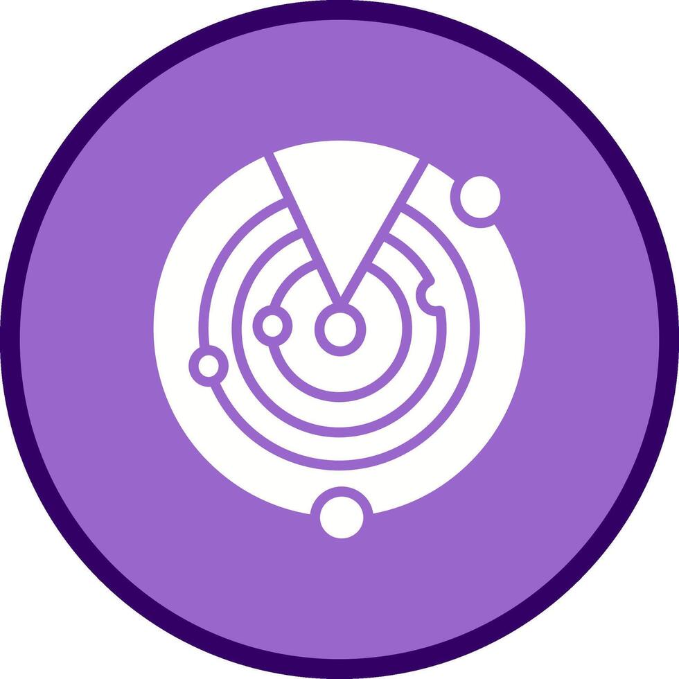 Radar Screen Vector Icon