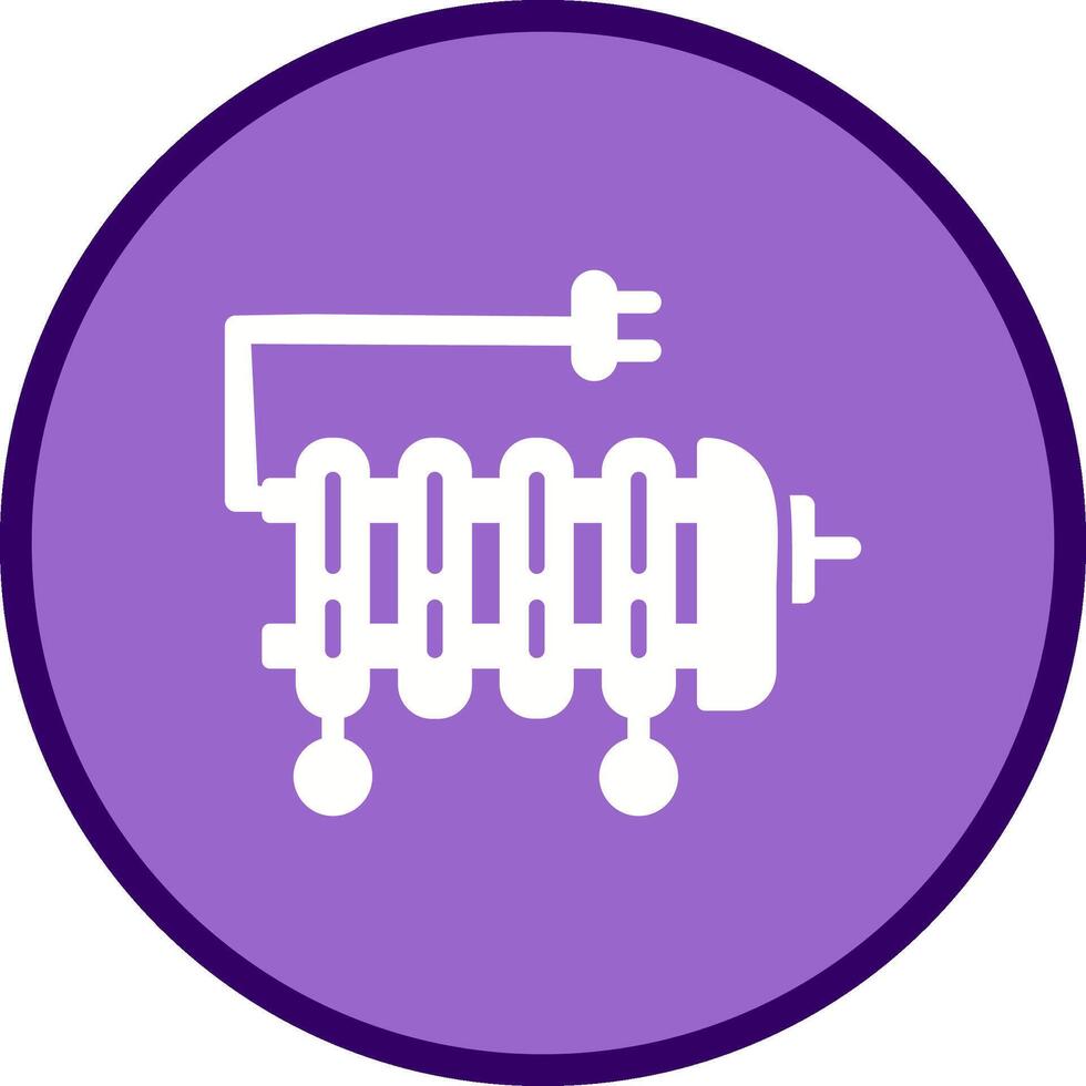 Oil Heater Vector Icon