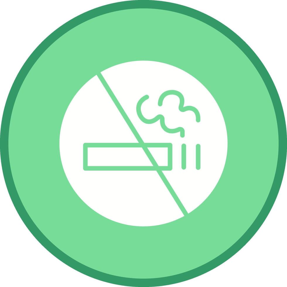 No Smoking Sign Vector Icon