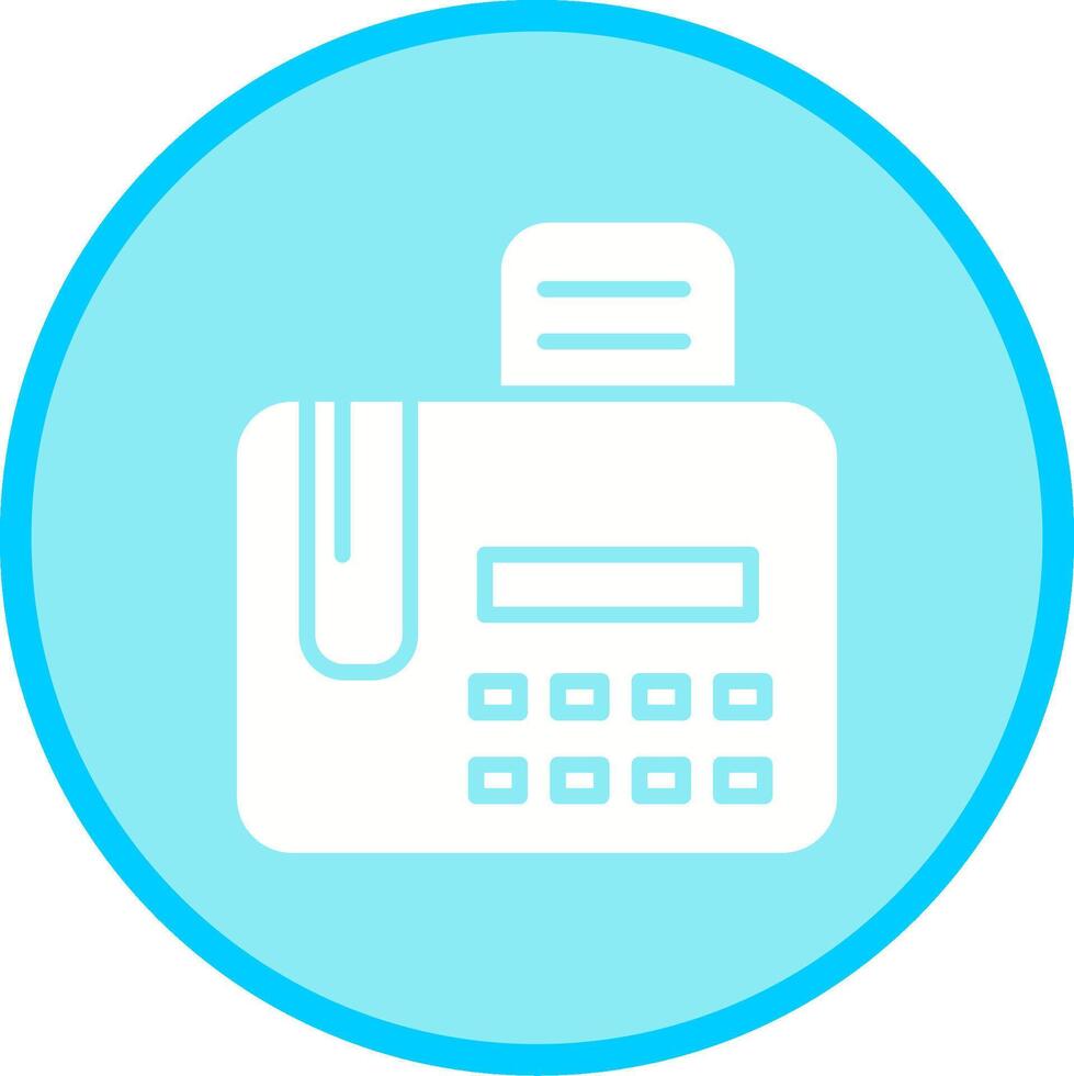 Fax Machine Vector Icon