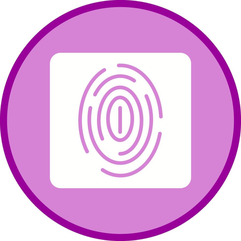 Fingerprint Vector Icon