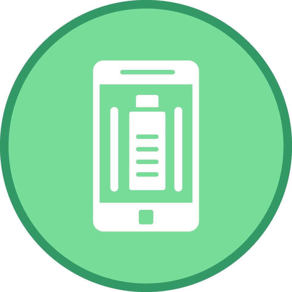 Mobile Battery Vector Icon