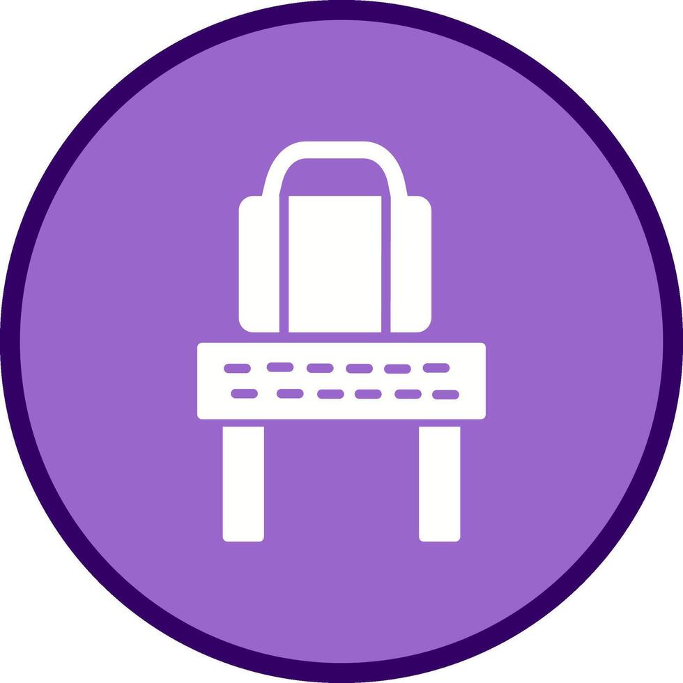 Checking Bag Vector Icon