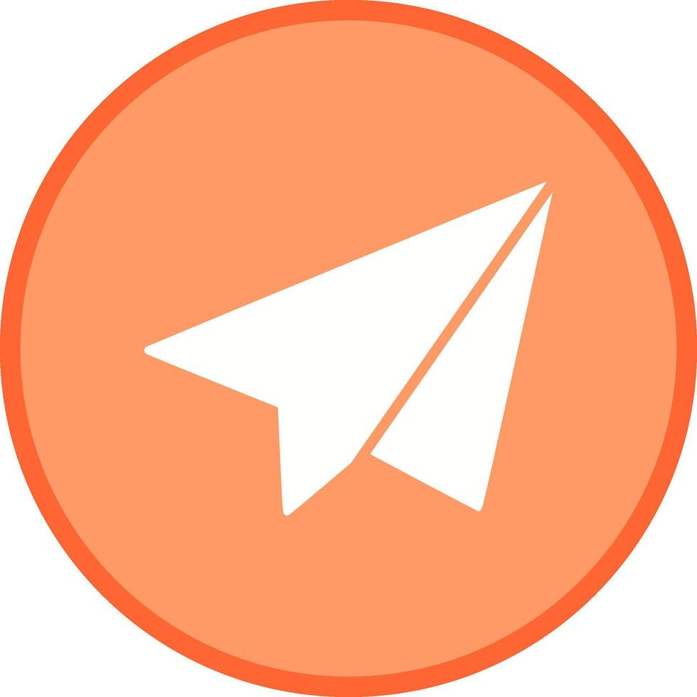 Paper Plane Vector Icon