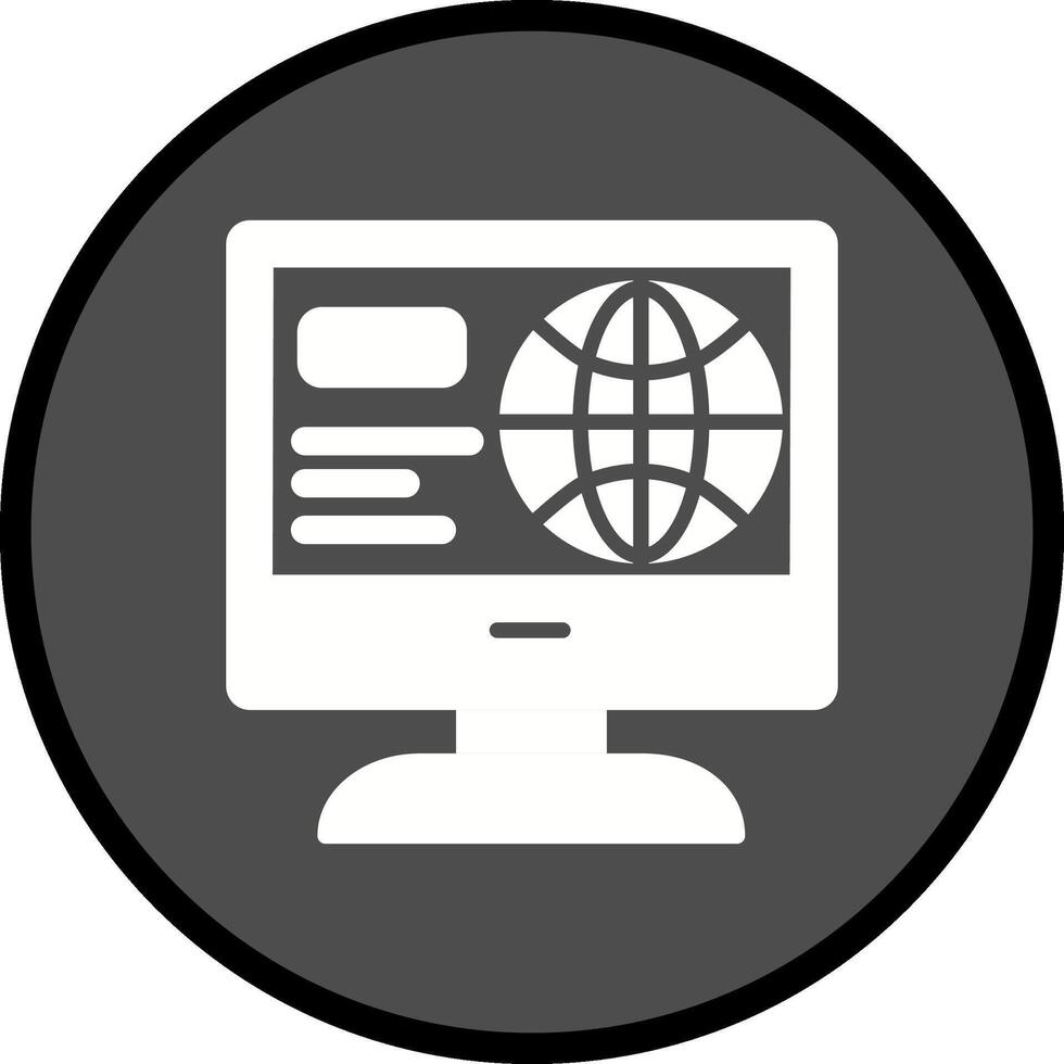 icono de vector web